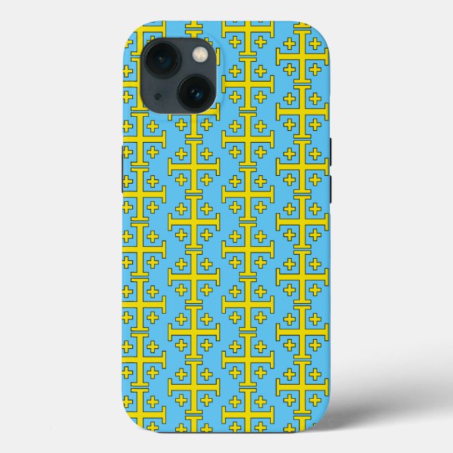 Jerusalem Cross Five‑Fold Cross of Christ Case-Mate iPhone Case (Back)