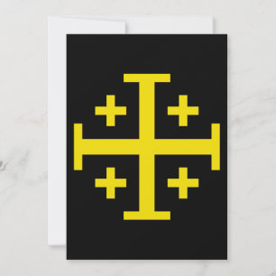 Jerusalem Cross Five‑Fold Cross of Christ Invitation