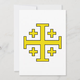 Jerusalem Cross Five‑Fold Cross of Christ Invitation