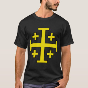 Jerusalem Cross Five‑Fold Cross of Christ T-Shirt