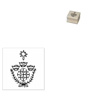 Jerusalem Cross historical pilgrimage tattoo stamp