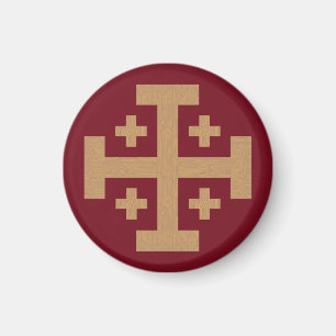 Jerusalem Cross Magnet