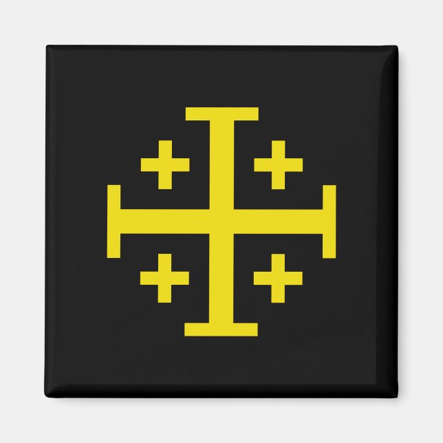 Jerusalem cross magnet (Front)