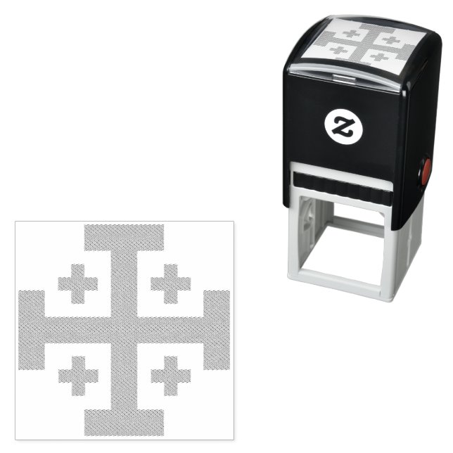 Jerusalem Cross  Self-inking Stamp (In Situ)