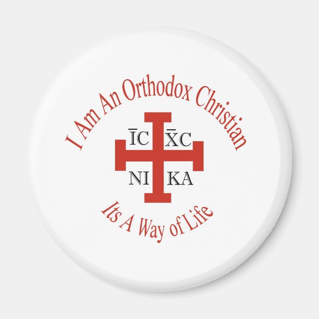 Jerusalem Cross Way of Life Magnet (Front)