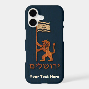 Jerusalem Day Lion With Flag