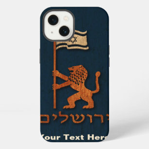 Jerusalem Day Lion With Flag iPhone 13 Case