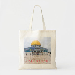Jerusalem Dome of the Rock view tote bag