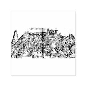 Jerusalem during the reign of Solomon  Self-inking Stamp