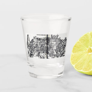 Jerusalem during the reign of Solomon  Shot Glass
