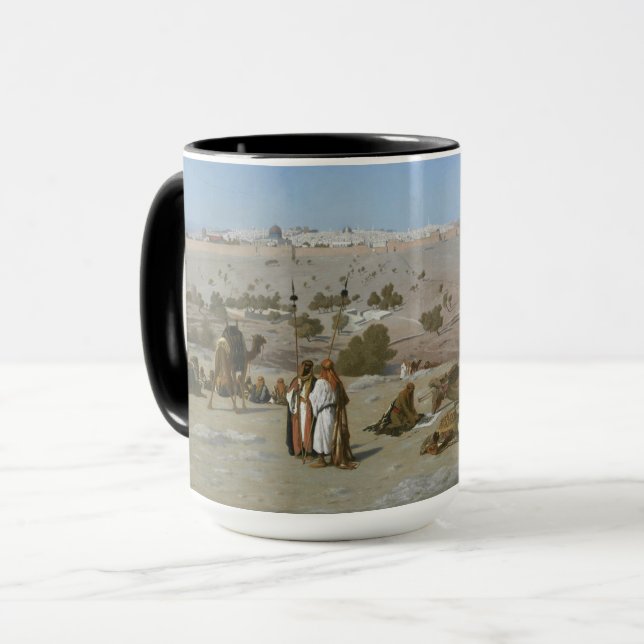 Jerusalem from the Mount of Olives | 1880 Mug (Front Left)