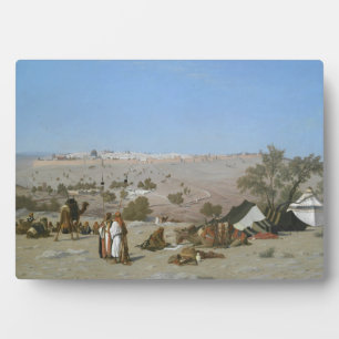 Jerusalem from the Mount of Olives 1880 Plaque