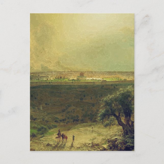 Jerusalem from the Mount of Olives Postcard (Front)