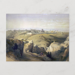 Jerusalem from the Mount of Olives Roberts David Postcard