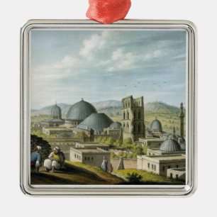 Jerusalem from the West, pub. by William Watts, 18 Metal Tree Decoration