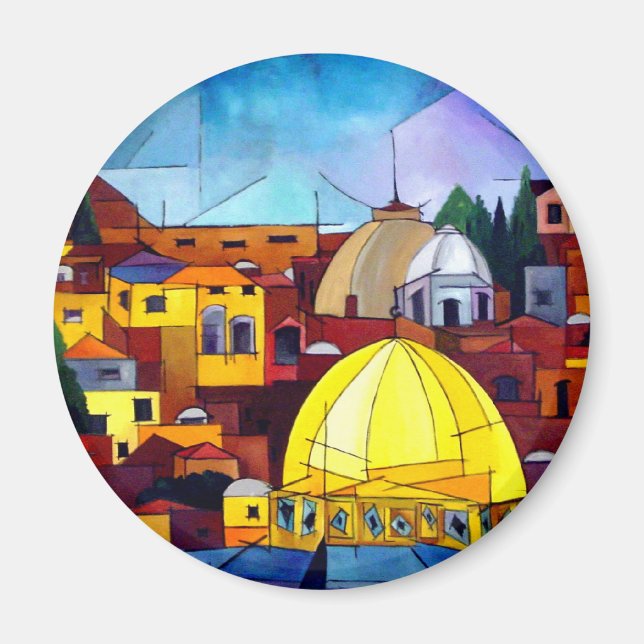 JERUSALEM HEART MAGNET (Front)