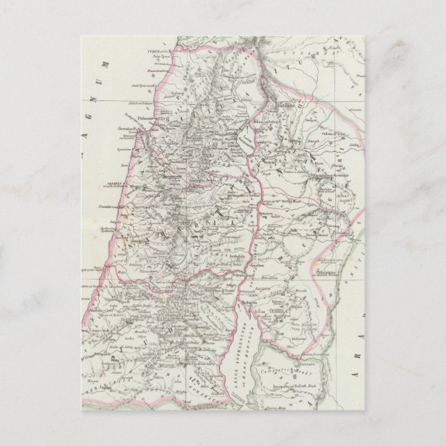 Jerusalem, Israel, Jordan Postcard (Front)