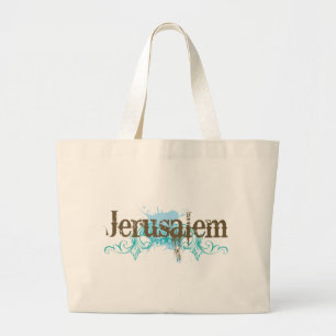Jerusalem Israel T-shirt Large Tote Bag
