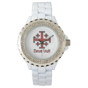 Jerusalem Knight Templar Crusader Cross Christian Watch