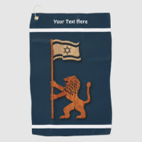 Jerusalem Lion With Flag