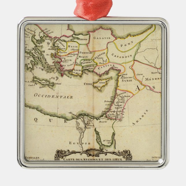 Jerusalem Metal Tree Decoration (Front)