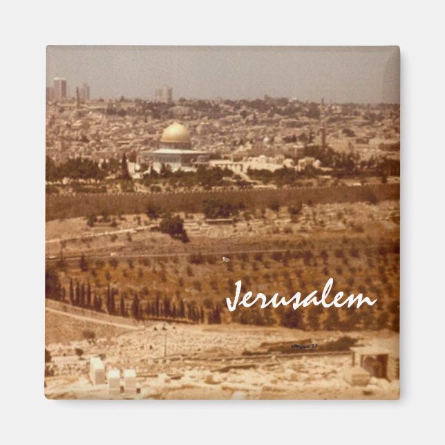 Jerusalem of Gold Magnets (Front)