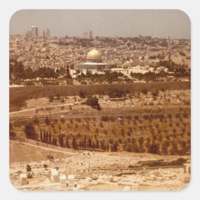 Jerusalem of Gold Stickers (Front)