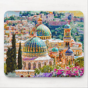 Jerusalem Old City Mouse Mat