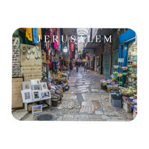 Jerusalem Old Town view fridge magnet