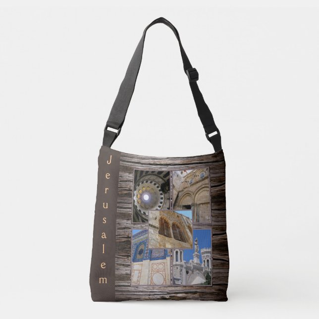Jerusalem Palestine Architecture Collage Tote (Front)