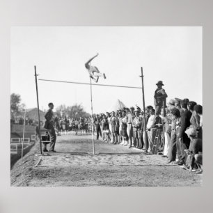 Jerusalem Pole Vault, 1930s Poster