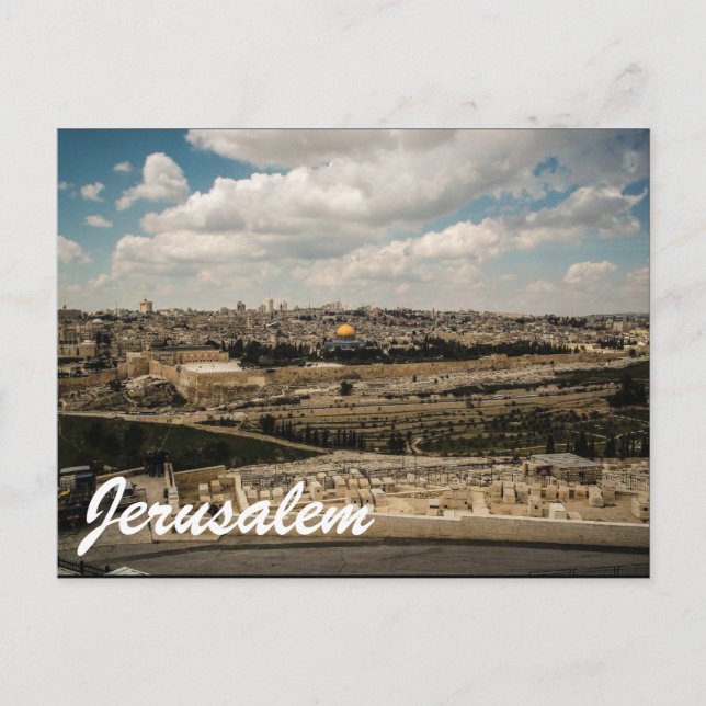Jerusalem Postcard (Front)
