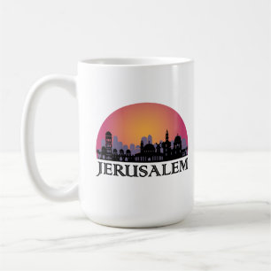Jerusalem Skyline - Israel Travel Coffee Mug