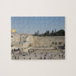Jerusalem - The Wailing Wall - 8x10 - 110 pcs. Jigsaw Puzzle<br><div class="desc">Put your puzzle skills to the test as you dream of a visit to the Holy Land of Israel and to Jerusalem with this shot of the Western Wall, known in Hebrew as Ha-Kotel Ha-Maʿaravi, also called Wailing Wall, with the Dome of the Rock in the background in the Old...</div>