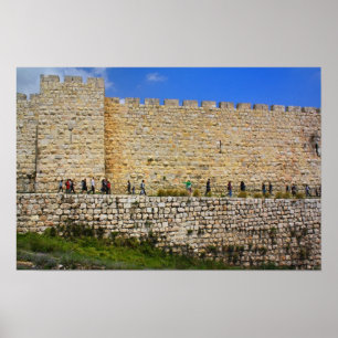 Jerusalem Walls Poster