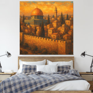 Jerusalem's Eternal Splendour Canvas Print