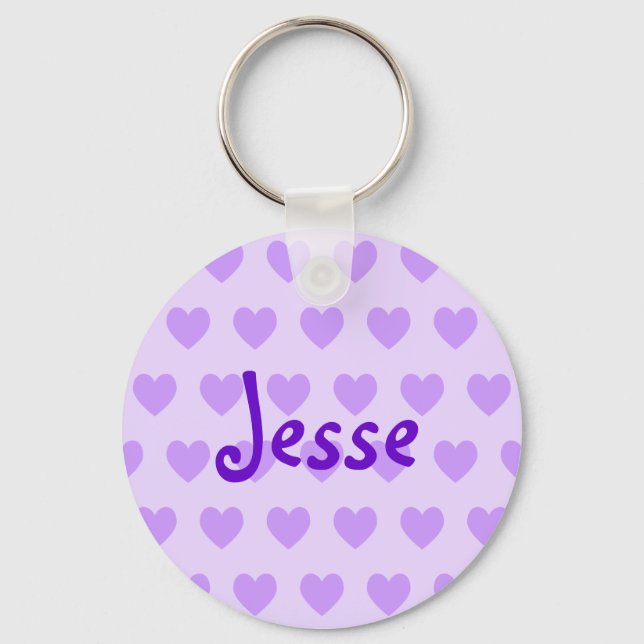 Jesse in Purple Key Ring (Front)