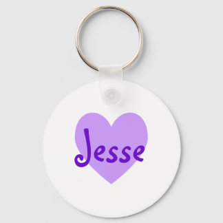 Jesse in Purple Key Ring