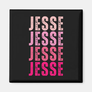 Jesse Personalised Name I Love Jesse Vintage Magnet