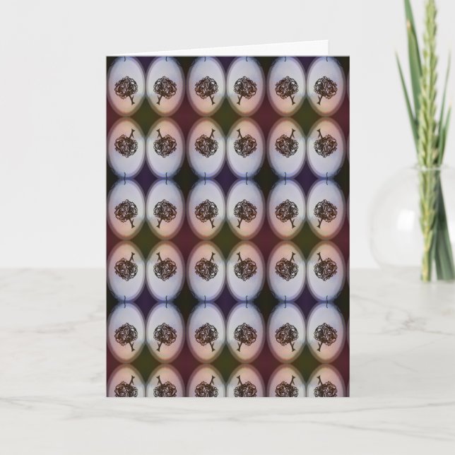 Jesse Tree Folded Blessing Greeting Card (Front)