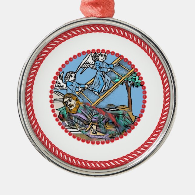 Jesse Tree Jacob's Ladder Ornament  #1 (Front)