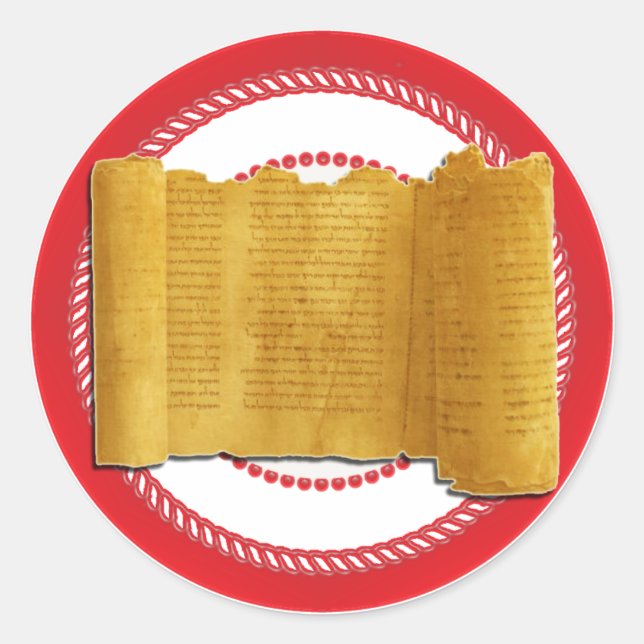 Jesse Tree Scroll Sticker (Front)