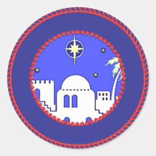 Jesse Tree Town of Bethlehem Sticker