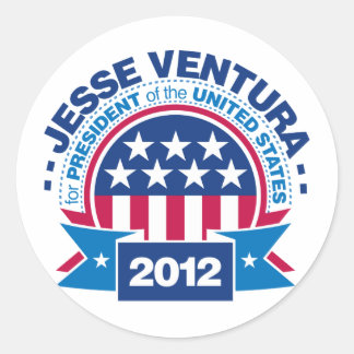 Jesse Ventura for President 2012 Classic Round Sticker