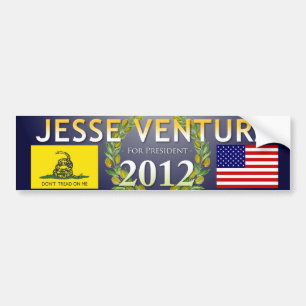 Jesse Ventura for President 2012 - Navy, Olive Bumper Sticker