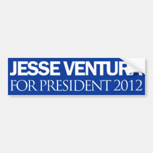 Jesse Ventura Plain Blue 2012 Bumper Sticker
