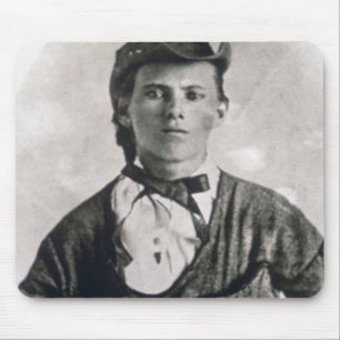 Jesse Woodson James (b/w photo) Mouse Mat