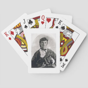 Jesse Woodson James (b/w photo) Playing Cards
