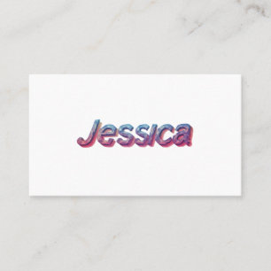 Jessica: A Modern Masterpiece Business Card