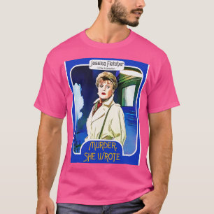Jessica Fletcher Trading d Murder She Wrote Fan Ar T-Shirt